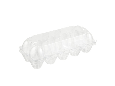 Durable, recyclable transparent box of 10 pieces