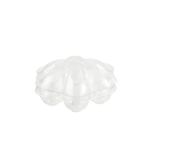 Durable, recyclable transparent star box 6 pieces