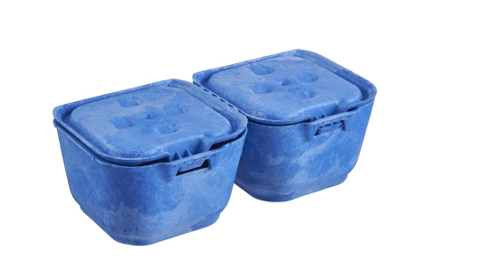 Sustainable egg packaging 4 pieces