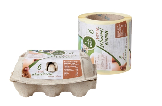 Full color egg carton label 6